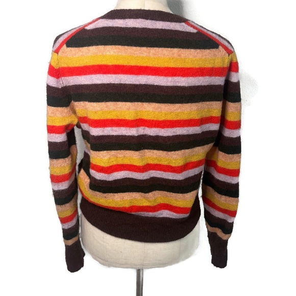 Madewell Soft Crossover Sweater Retro Stripe - Picture 2 of 8